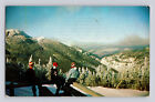 Postcard Vermont Stowe VT Mt Mansfield Snow Winter Skiing 1958 Posted Chrome