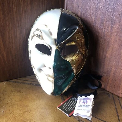 La Maschera Italian Hand Made Mask With Tags  - Image 1 of 4