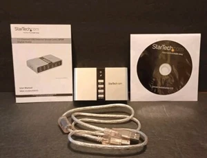 StarTech.com 7.1 USB External Sound Card for Laptop with SPDIF, ICUSBAUDIO7D - Zdjęcie 1 z 17