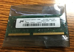 Micron MT41LSDT1664HG-133B1, PC133S-333-542, 128MB Memory Module - Picture 1 of 7