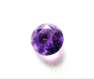 5mm CORTE REDONDO FACETADO MEDIO PÚRPURA OSCURO AMATISTA ZAMBIA ÁFRICA GRADO SI - Imagen 1 de 2