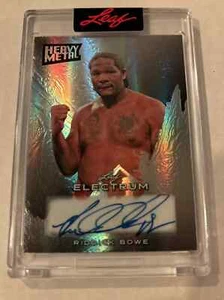 RIDDICK BOWE 2024 Leaf Electrum 3/3 - Picture 1 of 2