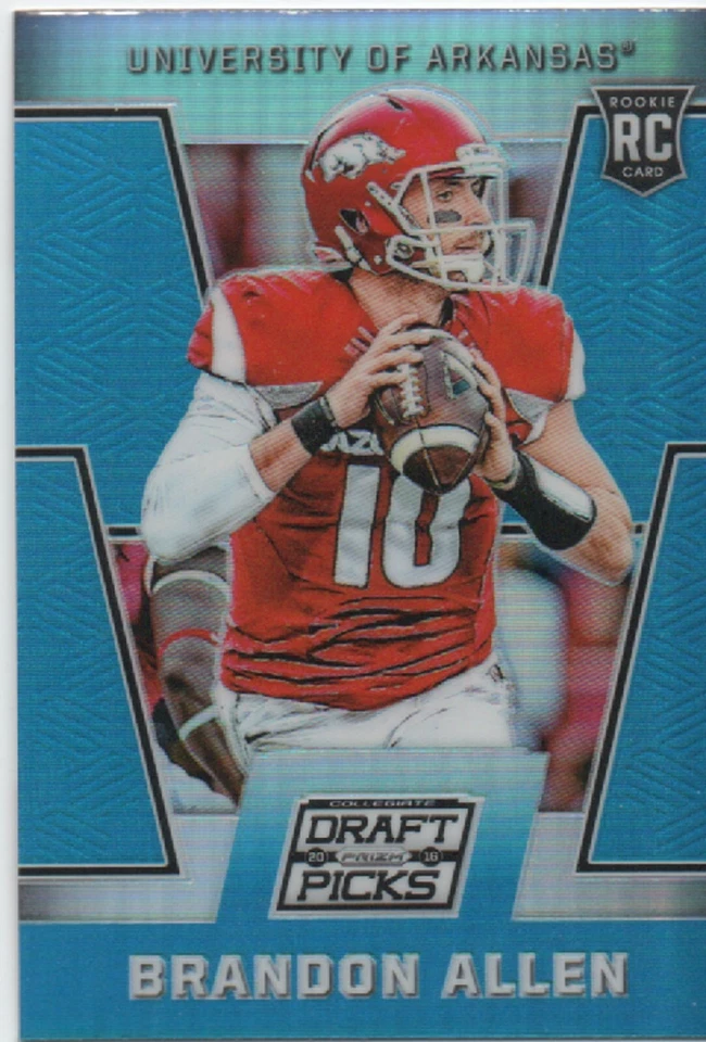 2016 Prizm Draft Picks BLUE PRIZM #164 Brandon Allen Arkansas RC 15 - Image 1 of 1