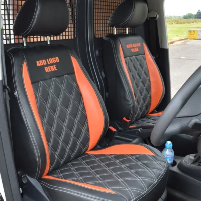 VW Caddy Fitted Leatherette Seat Covers - Image 1 of 3