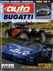 AUTO PASSION n°133 01/2000 FERRARI P4 ASTON MARTIN VANTAGE BUGATTI 55 & EB110S - Imagen 1 de 1
