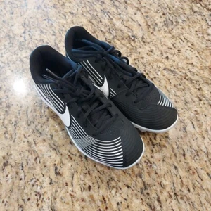 Nike Lunarlon schwarz & weiß Softball geformte Stollen AO7918-002 Schuhe Größe 7 NEU - Bild 1 von 15