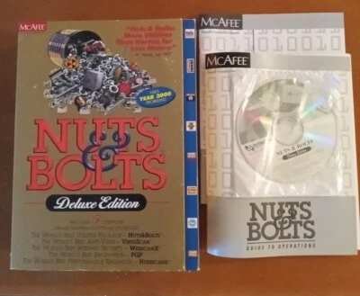 Vintage McAfee Nuts And Bolts Deluxe Edition PC World July 1997 - Image 1 of 3