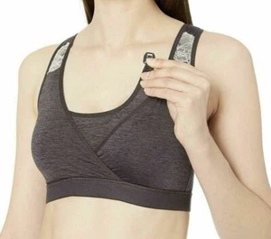 Freya Chi Nursing Bra Size XS Drop Cup Grey Pink Lace Non Wired 3901 New - Picture 1 of 12