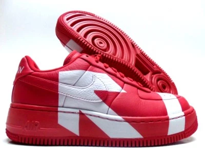 NIKE AF1 AIR FORCE 1 UPSTEP LX UPTOWN RED/WHITE SIZE WOMEN'S 6.5 [898421-601] - Image 1 of 4