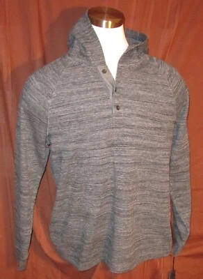 Camisa Henley Marc Anthony Para Hombres Manga Larga Con Capucha, Gris, Talla XL, Nueva, Reg $60 Foto 1 de 4