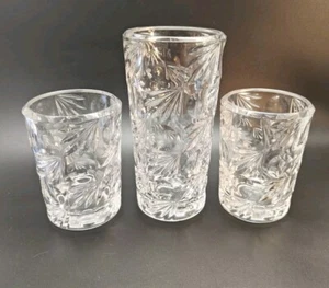 Vintage Tschechien Konvolut 3 klare Gläser Becher - Bild 1 von 7