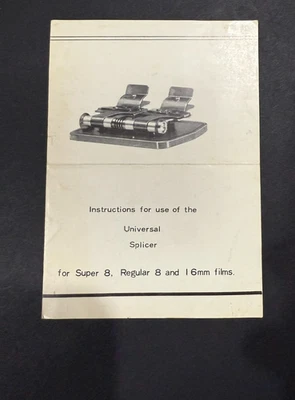 Manual de instrucciones de empalmadora de película universal Foto 1 de 3