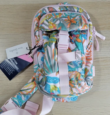 Vera Bradley Crossbody Sling Bag Rain Forest Canopy Recycled ReActive NEW - Image 1 of 4