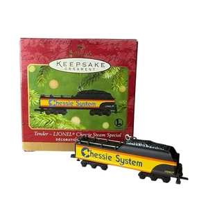 Hallmark Keepsake “Tender - LIONEL Chessie Steam Special” Ornament vintage 2001 - Picture 1 of 12