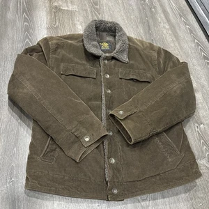 Chaqueta de Camionero Forrada Sherpa De Colección Y2K Old Navy Para Hombres Marrón Pana Talla XL - Imagen 1 de 11