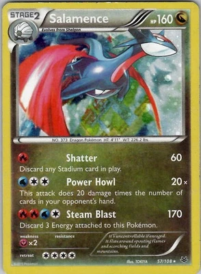 Salamence XY - Roaring Skies 57/108 Holo HP - Image 1 of 2