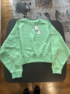 Adidas Originales Mujer Adidas Originales Essential Fleece Crew - Mujer Verde/Blanco - Imagen 1 de 7