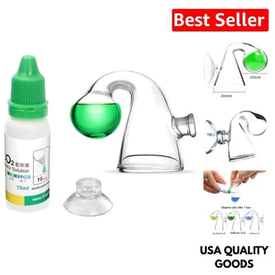 Простая настройка аквариума CO2 падение шашка с прозрачными индикаторами уровня - набор - Изображение 1 из 4