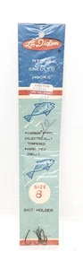L. M. Dickson Vintage Taiwan Made Nylon Size 8 Snelled Hooks Unopened Pack - Picture 1 of 2