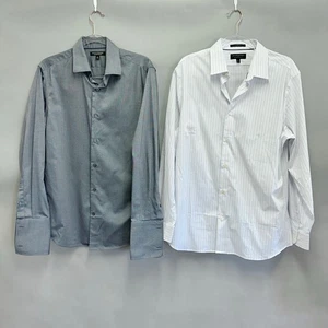Banana Republic Conjunto de 2 Camisas de Vestir Hombre Botones Talla Mediana y Grande - Imagen 1 de 15