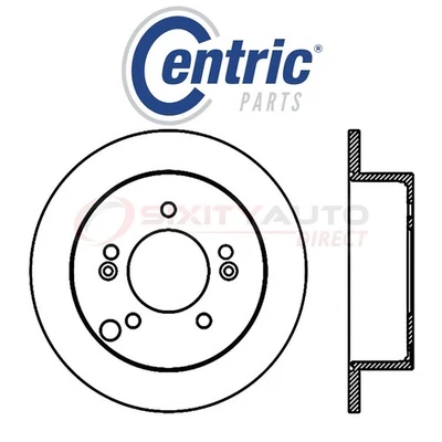 Centric C-TEK Disc Brake Rotor for 2006-2010 Kia Optima 2.4L 2.7L L4 V6 - ow Foto 1 de 4