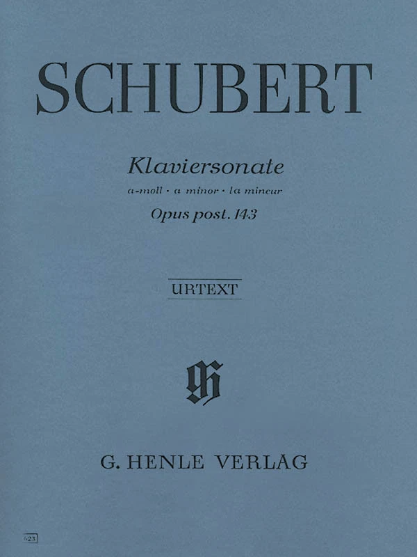 Schubert Piano Sonata A Minor Op Post 143 D 784 Henle Urtext Solo Music Book - Image 1 of 1