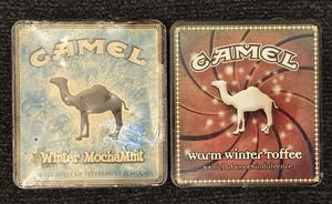 Vintage Mocha Toffee Abstract Advertising Empty Camel Cigarettes Tobacco Tins 3 - Picture 1 of 10