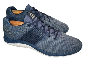 Reebok Print Run Shoes Mens Size 12 Blue Running Shoes Sneakers - Picture 1 of 8