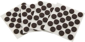 3/8" round Self-Stick Felt Pads, Brown (84 Pack) - Picture 1 of 5
