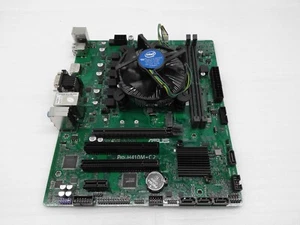 ASUS Pro H410M-C2  MicroATX DDR4 Motherboard+ Intel Core I3-10100@3.6GHz - Picture 1 of 3