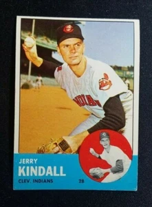 1963 Topps Baseball #36 Jerry Kindall Cleveland Indians - Picture 1 of 2