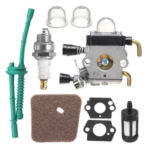 For STIHL FS38 FS45 FS46 FS55 FS80 FS85 KM55 Carburetor Carb Air Fuel Filter Set - Picture 1 of 6