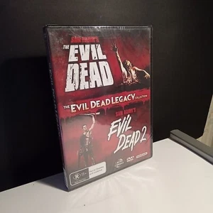 THE EVIL DEAD LEGACY COLL: EVIL DEAD/EVIL DEAD 2 (1 × DVD) (R4) (B-NEW & S) - Picture 1 of 2