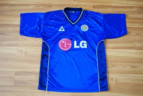 SIZE M LEICESTER CITY 2002-2003 HOME FOOTBALL SHIRT JERSEY LE COQ SPORTIF 38/40 Cover