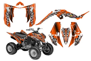 Yamaha Raptor 350 custom graphics decal kit 24mil racing vinyl #2500 - Picture 1 of 21