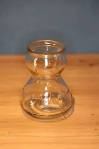 BAKKER altes Hyazinthen Glas Vase ca. 13 cm hoch *** Vintage - Bild 1 von 3
