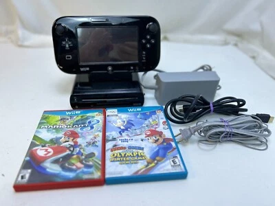 Nintendo Wii U 32GB Deluxe WUP-101 Console With Gamepad+ 2 Games WUP-101(02) - Image 1 of 4