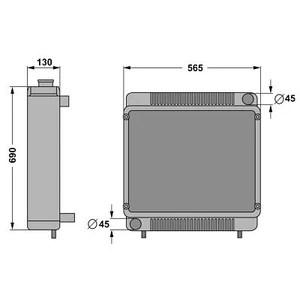 Refrigerador para Landini Legend NG 115, Mythos 110 - Imagen 1 de 1