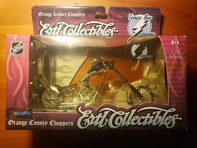 2005 Orange County Choppers Ertl Tampa Bay Lightning Chopper 1:18 Motorcycle OCC - Image 1 of 4