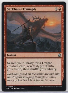 1x Sarkhan's Triumph - Dragons of Tarkir - Near Mint - Imagen 1 de 1