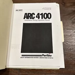 Partlow ARC 4100 Installation, Wiring, Operation Manual - Picture 1 of 3