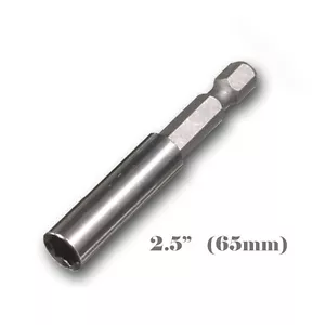 5x Magnetic Bit Extension Holder 2.5" Quick Change 1/4" Hex Shank Screw 2" 65mm - Picture 1 of 2