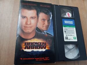 broken arrow  VHS tape & sleeve RENTAL 
