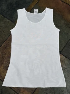 Men's UNDERWORKS Med White Double Front Compression Chest Binder Tank #993 NWOT - Picture 1 of 4