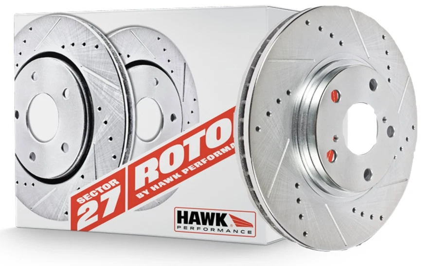 Hawk rear Sector 27 Performance Rotors - Pair (245x10) - Image 1 of 1