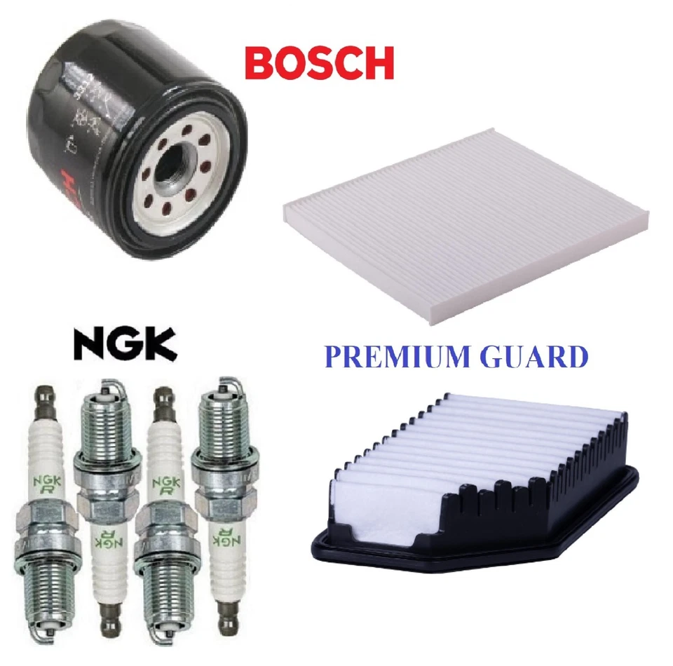 Tune Up Kit Filters Spark Plugs For HUYNDAI ACCENT L4 1.6L 2012-2017 - Image 1 of 1