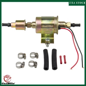 Universal Inline Electric Fuel Pumps 12V Low Pressure 5-9 PSI GAS Diesel E8012S - Picture 1 of 16
