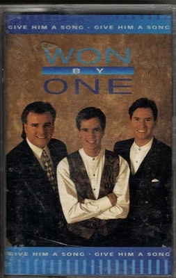 WON BY ONE........"GIVE HIM A SONG"..........RARE HTF OOP GOSPEL CASSETTE - Image 1 of 2