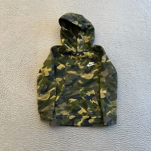 Nike Hoodie Boys Size 4 Camo Pullover - Picture 1 of 7