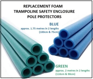 ATLANTIC TRAMPOLINES REPLACEMENT SAFETY ENCLOSURE POLE FOAM or PIPE INSULATION - Picture 1 of 3